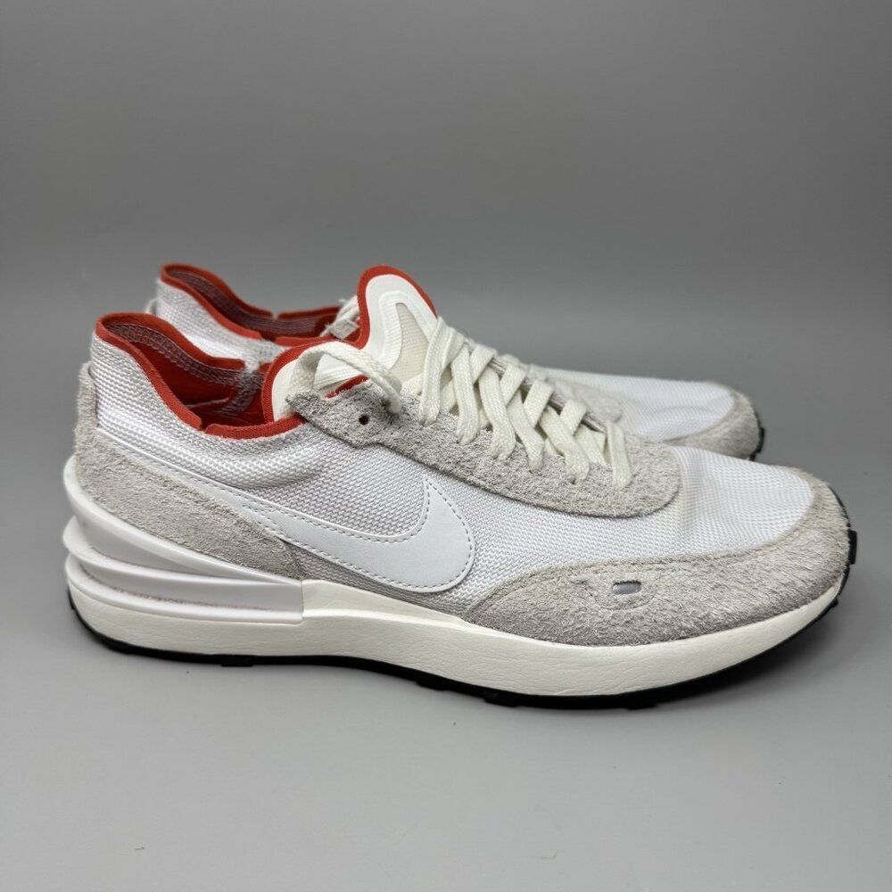 Nike Waffle One Vintage Low White Picante shoes womens 10 DX2929-101 Orange